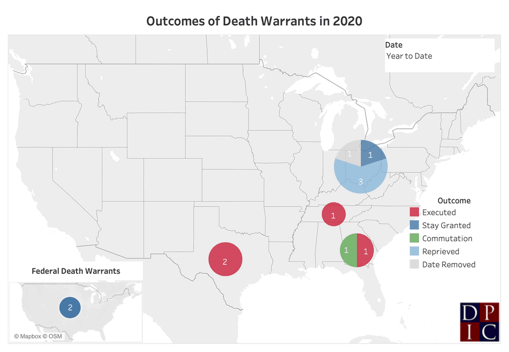 News Brief — Death Warrants and Stays Through February 2020