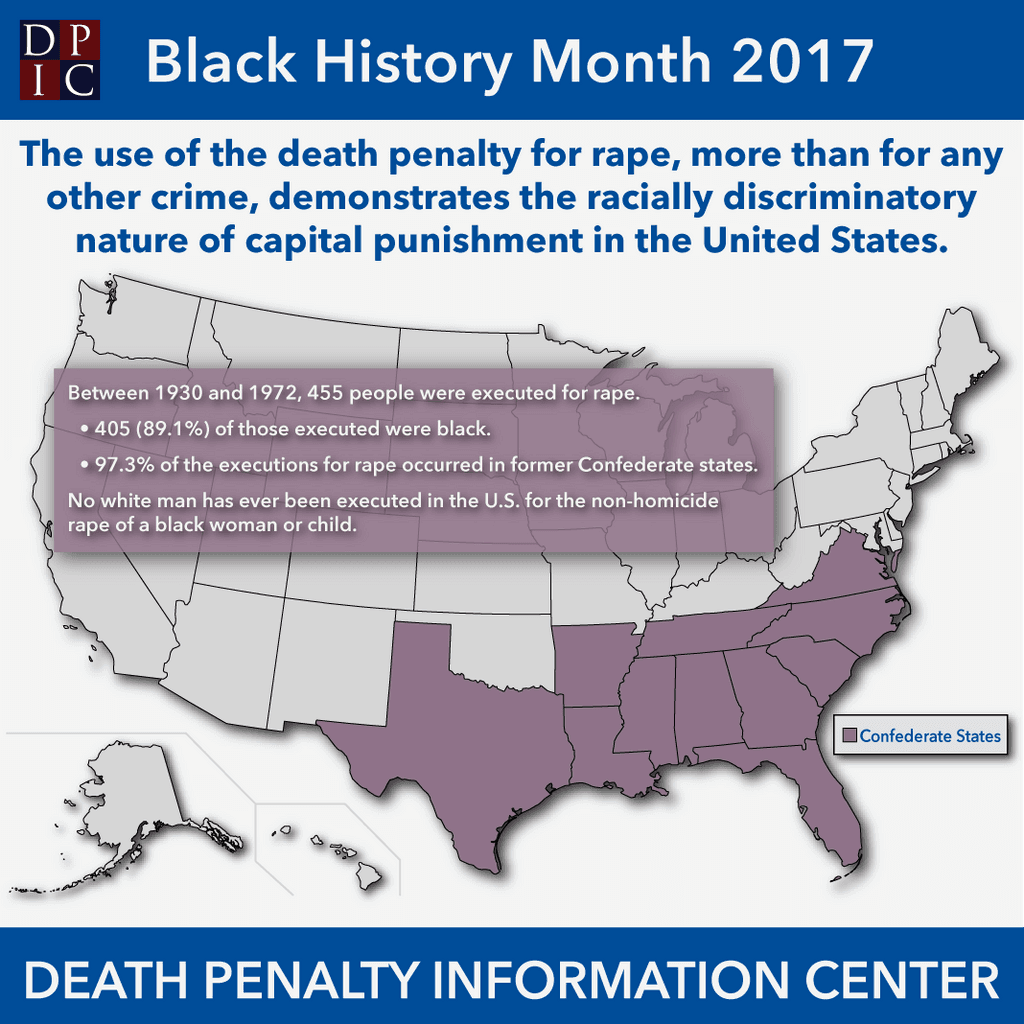February 17, 2017: The Historically Racist Use of the Death Penalty for Rape