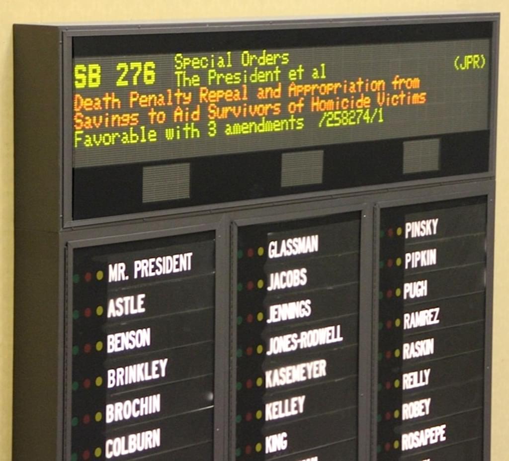 RECENT LEGISLATION: Maryland Death Penalty Will Not Face Referendum