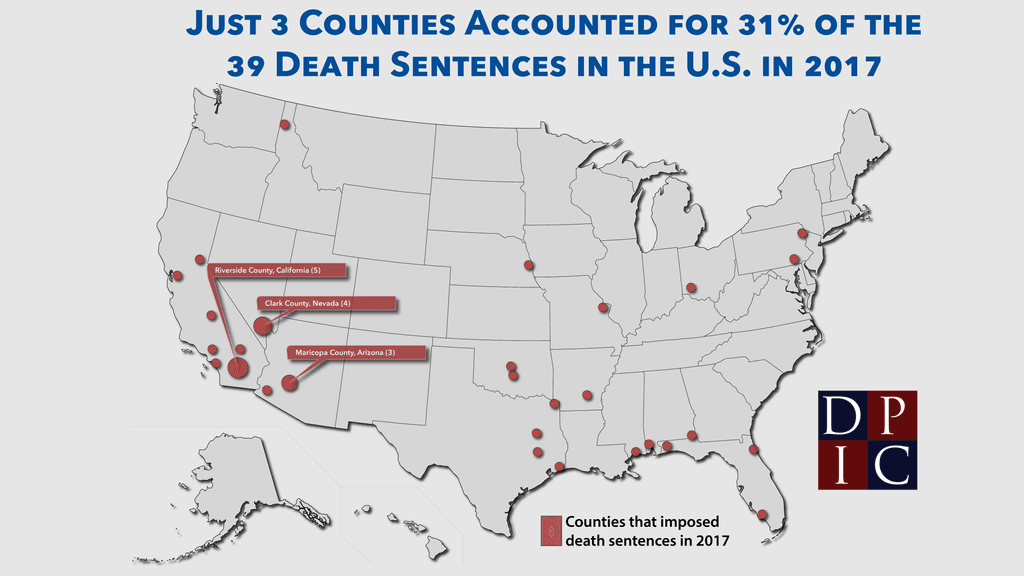 DPIC Year End Report: New Death Sentences Demonstrate Increasing Geographic Isolation