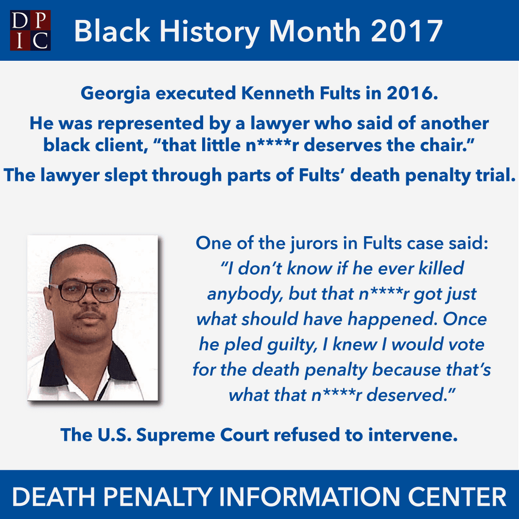February 28, 2017: A Contrast in Outcomes: The Cases of Duane Buck and Kenneth Fults