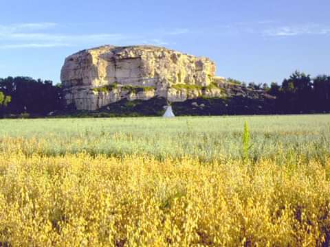 Pompeys Pillar National Monument.  Photo by Montana Bureau of Land Management.