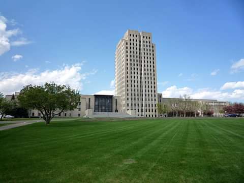 North Dakota State Capitol.  Photo by Bobak Ha'Eri.