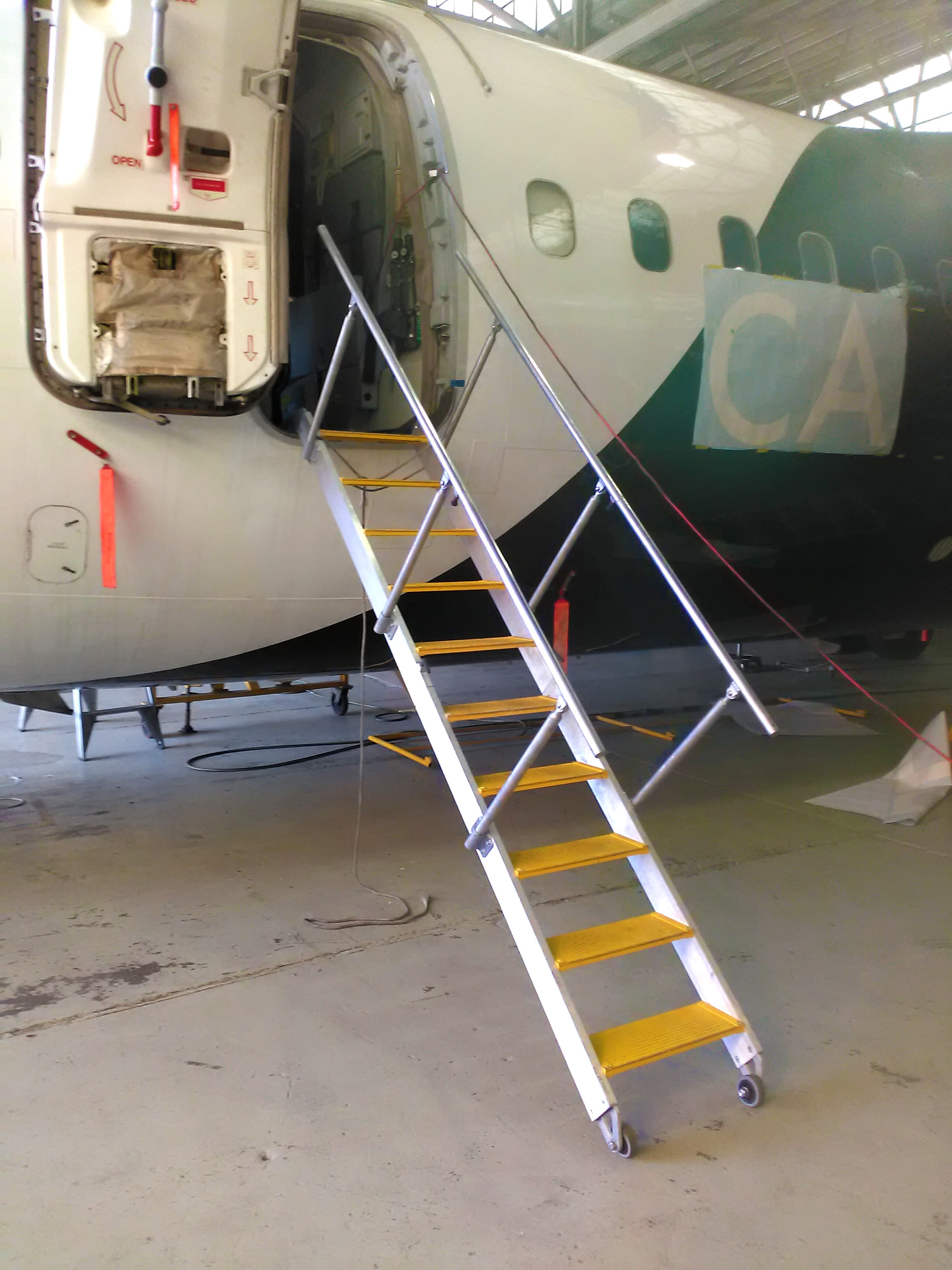 Aircraft Stairs | Manufactured In The UK | Alloy Ramps - AlloyRamps