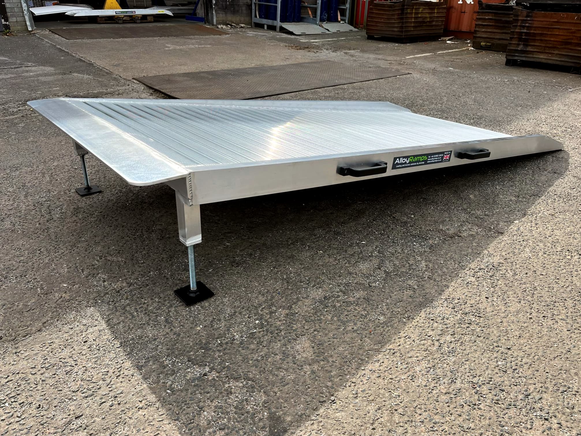 Container Ramps | Container Access Ramp | Alloy Ramps - AlloyRamps