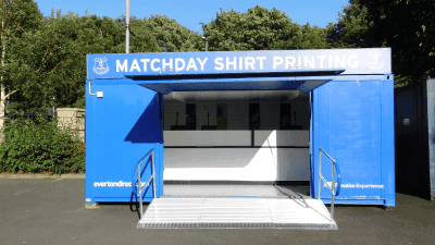 Small Container Ramp For Everton Shop