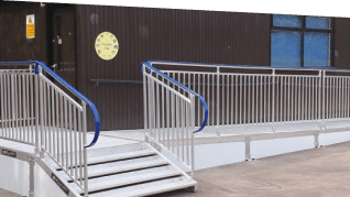 Aluminium School Accessibility Ramp | AlloyRamps