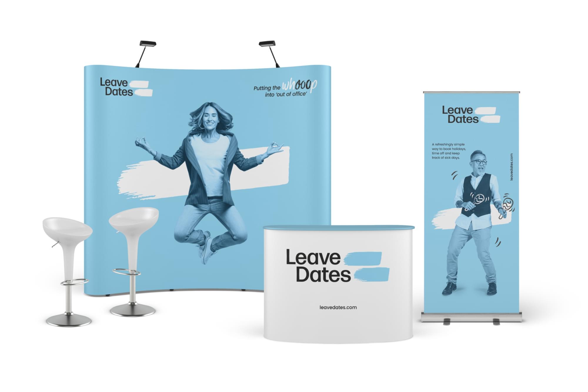 Leave Dates Exhibition Stand Mockup