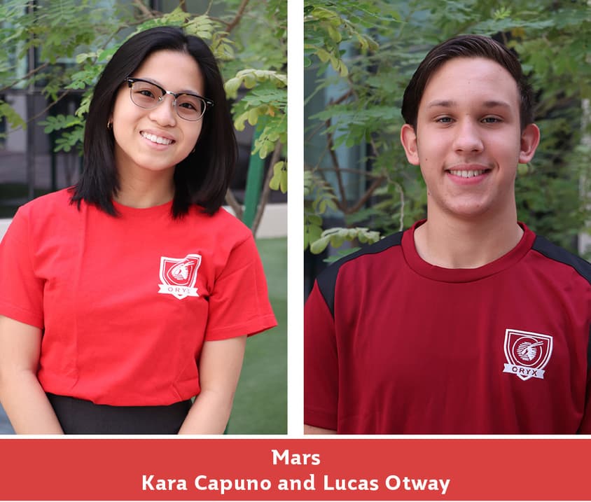 House Captains Mars 2020