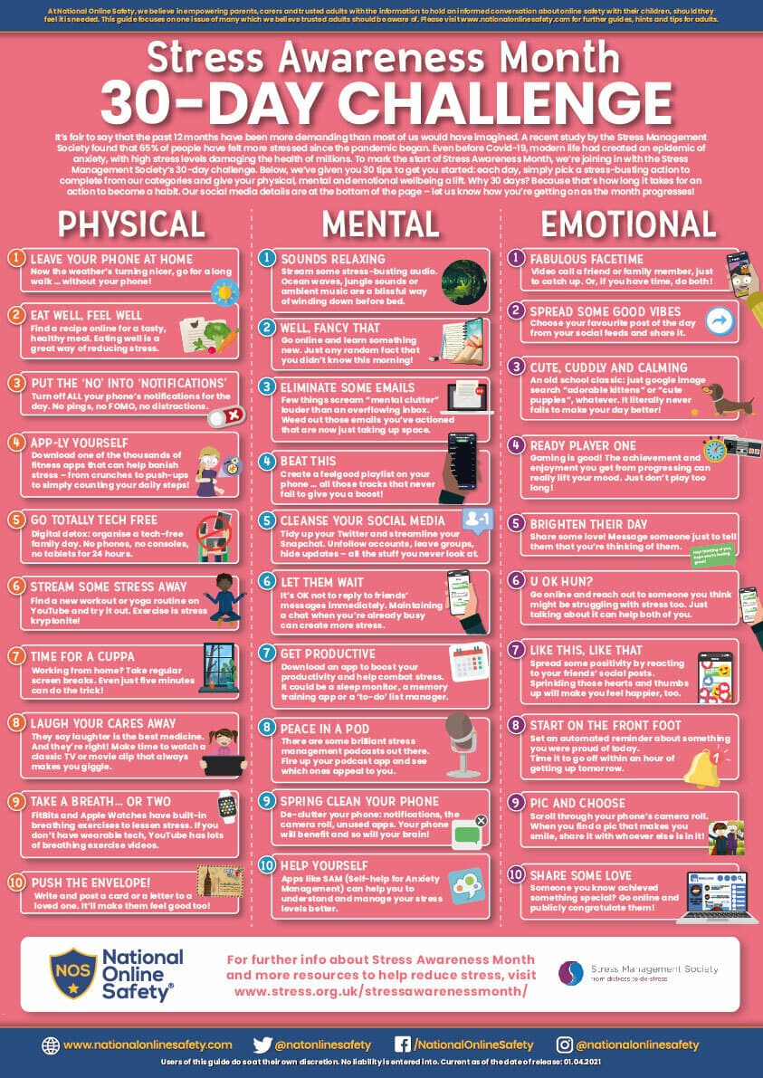 Stress Awareness Month