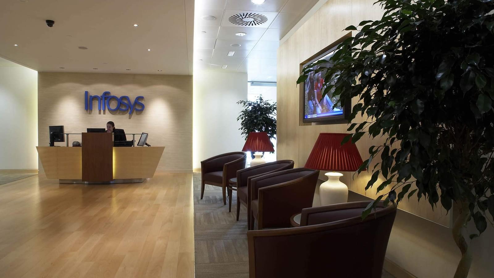 Infosys Reception Case Study: Infosys, Canary Wharf | Area