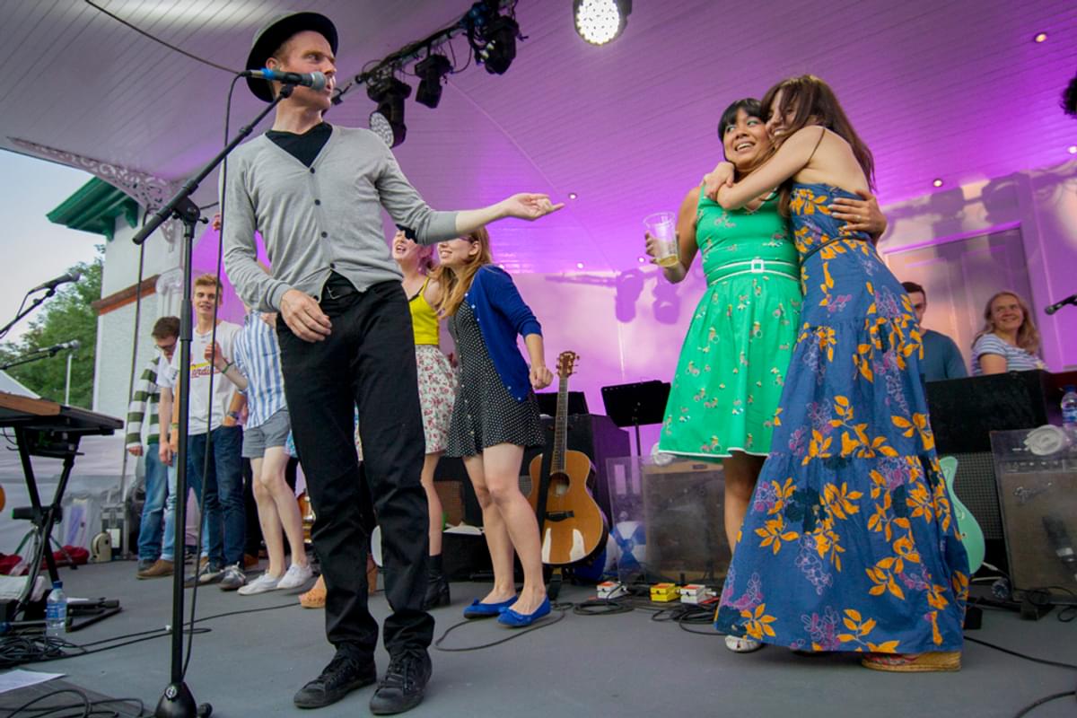 Belleandsebastian kelvingrovebandstand 230714 matthewmcandrew 016