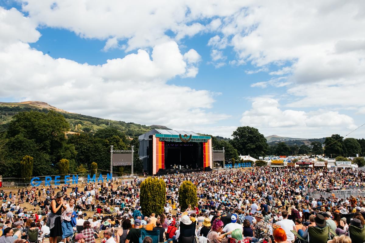 Green Man main stage Patrick Gunning