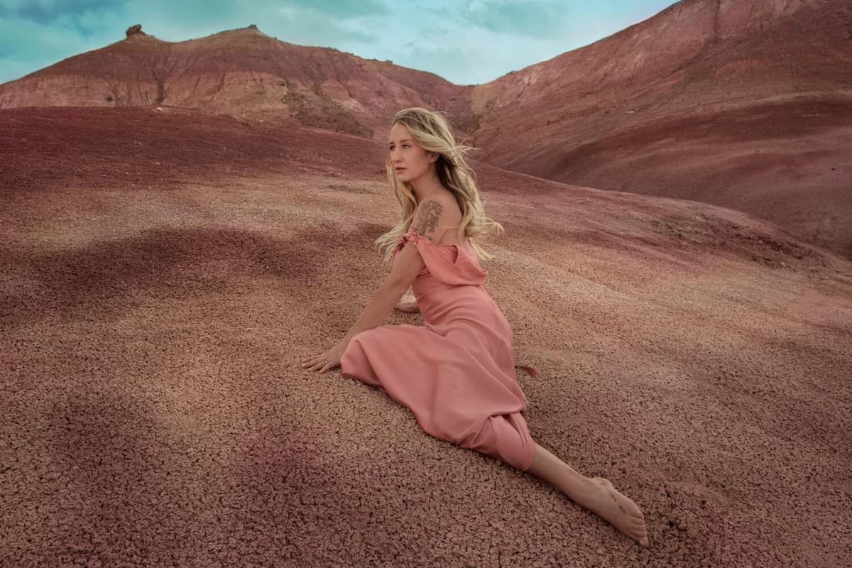 Margo Price in a desert landscape for Strays album announce