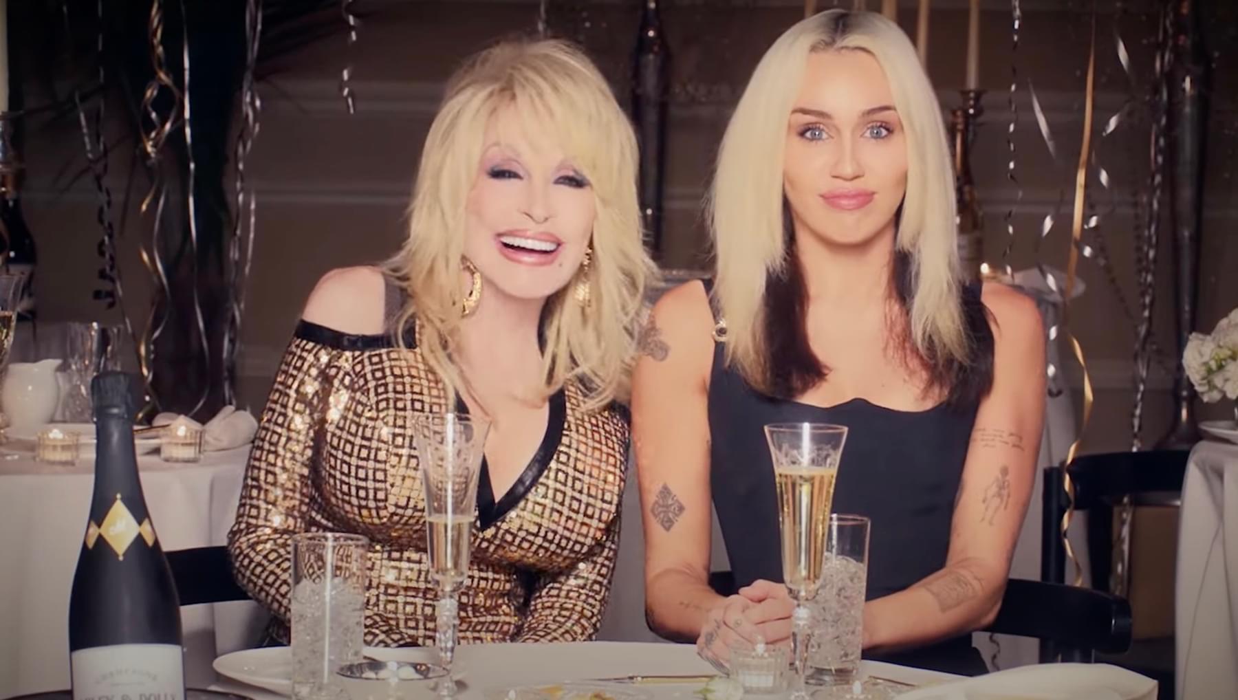 Miley Cyrus and Dolly Parton to co-host Miley's New Year's Eve Party