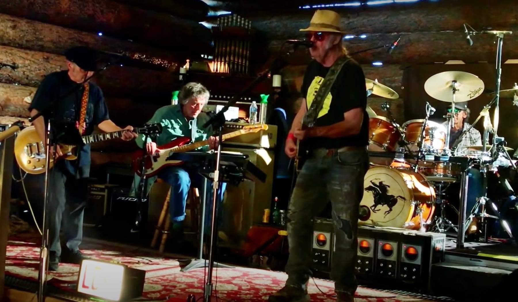 Neil Young and Crazy Horse announce new album World Record The Line