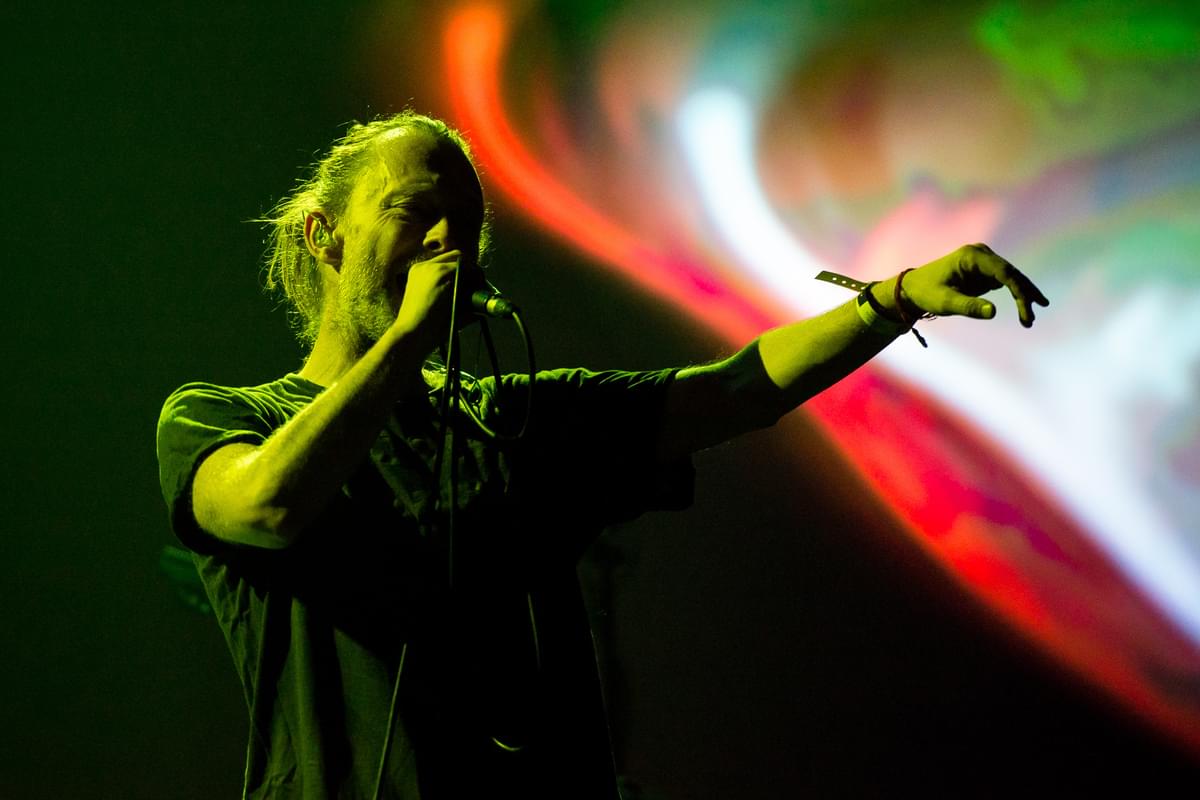 Thom Yorke performs at the Pitchfork Music Festival in Paris France 08
