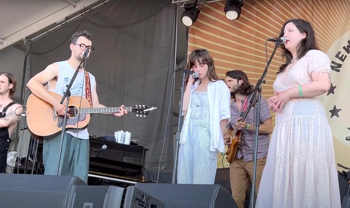 Bleachers lucy dacus clairo newport folk fest 2022 Amy Karibian youtube