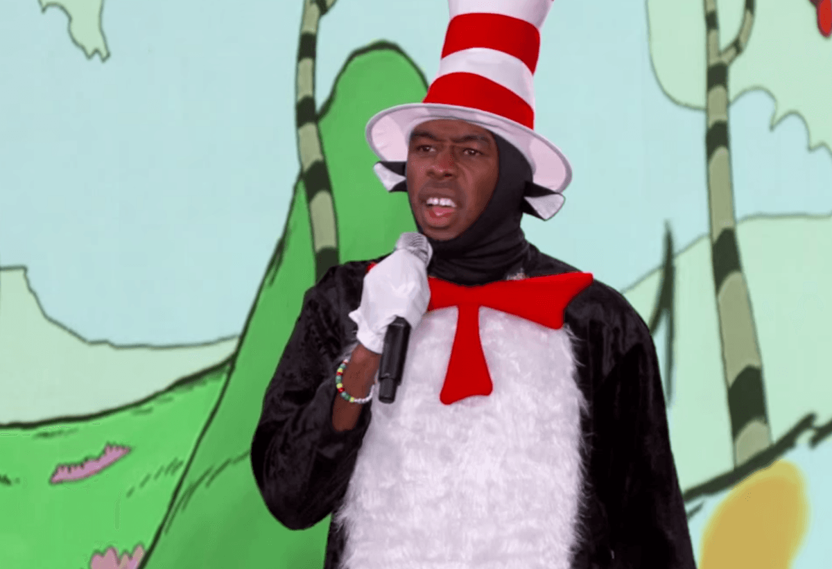 Oh say can you rap? Tyler, The Creator performs Dr. Seuss's new book
