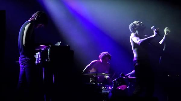 Death Grips performing live at Ancienne Belgique, Brussels in 2018