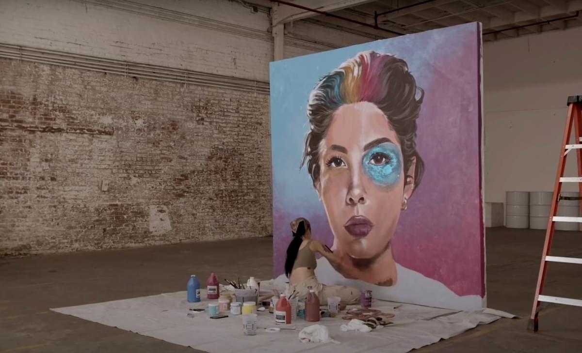 Halsey graveyard timelapse video of manic artwork