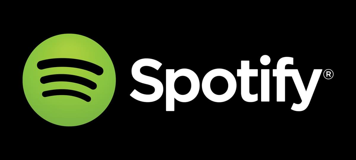 Spotify logo primary horizontal dark background rgb