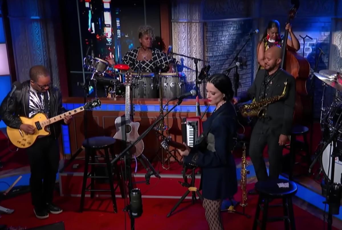 St vincent Stay Human Dreams The Late Show with Stephen Colbert 2022 youtube