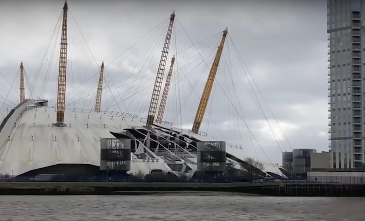 London's O2 Arena reopens following roof damage caused by Storm Eunice ...