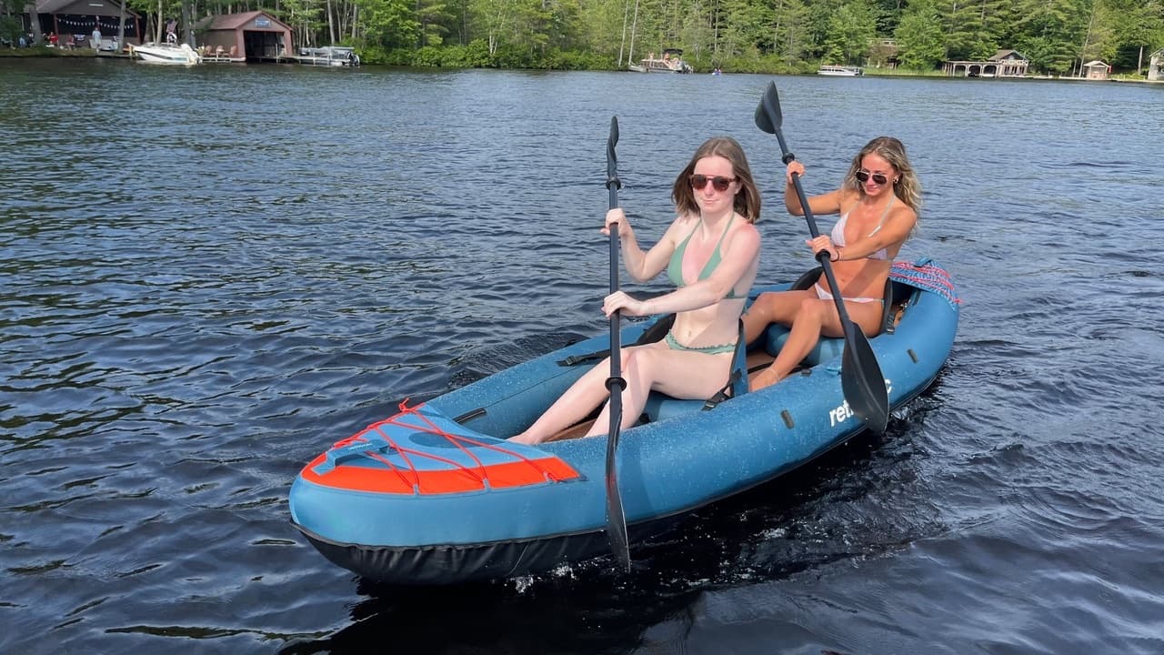 Retrospec Coaster Inflatable Kayak Action