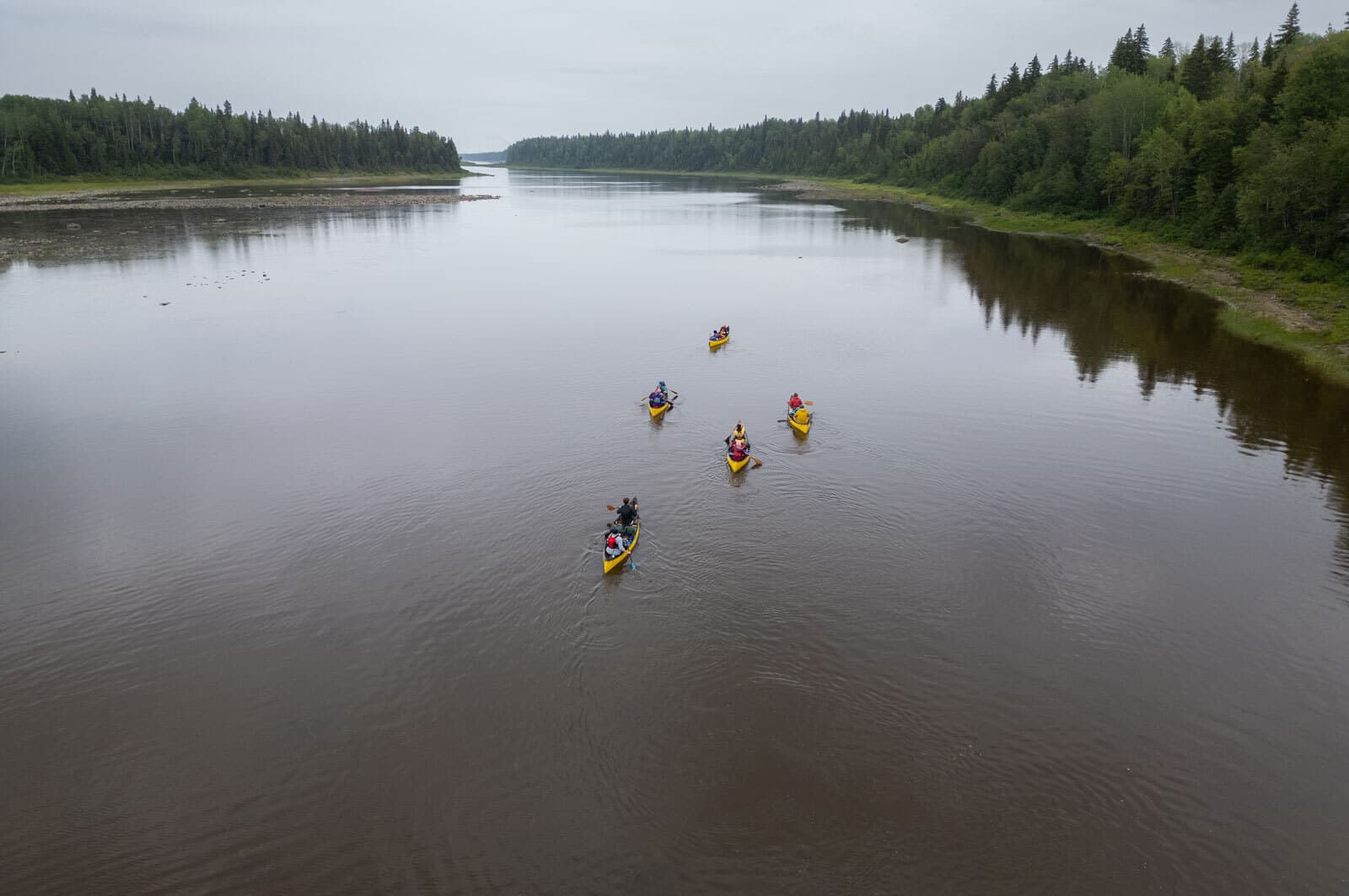 Moose River and the James Bay Lowlands