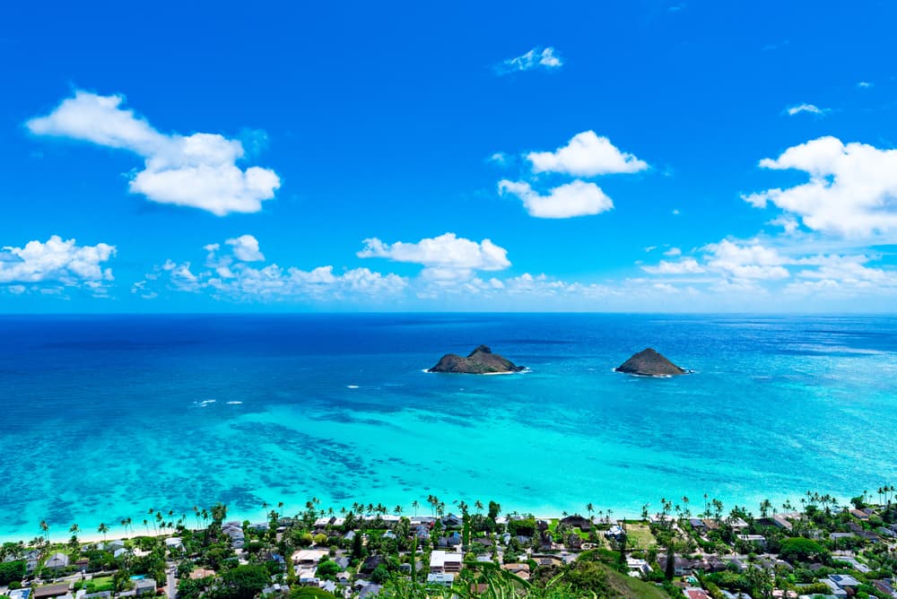 Lanikai Beach To Mokulua Islands