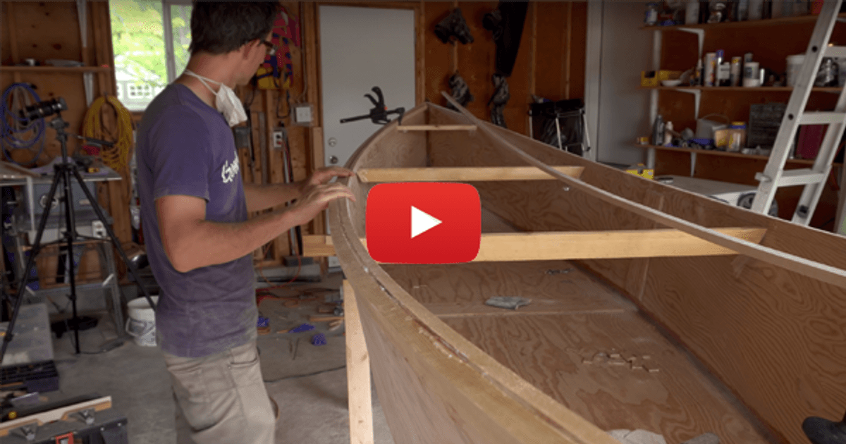 building a plywood canoe paddling com