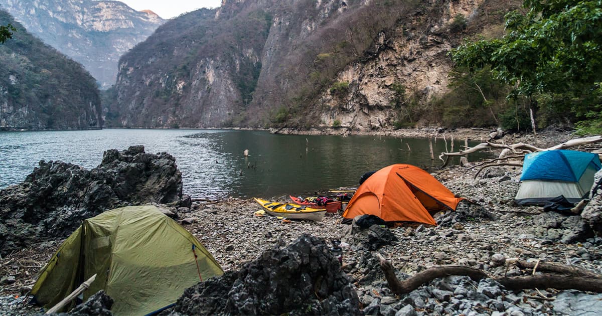 packing for a kayak camping trip