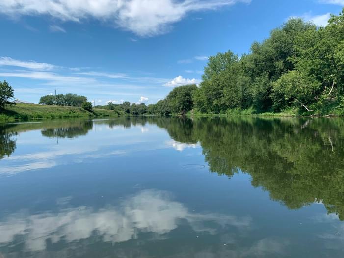 Rivière Yamaska à SaintCésaire Rivière calme