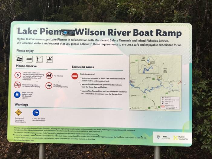 Point Wilson Boat Ramp Wilson River boat ramp - Lake Pieman | Paddling.com
