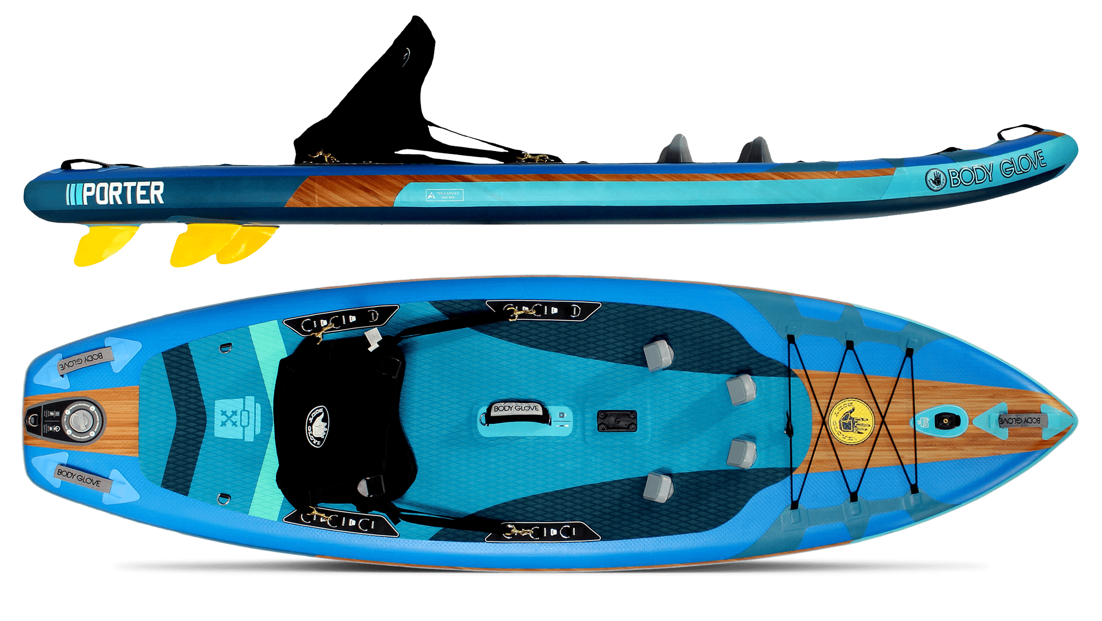 Body Glove Porter Inflatable Kayak/Stand-Up Paddle Board