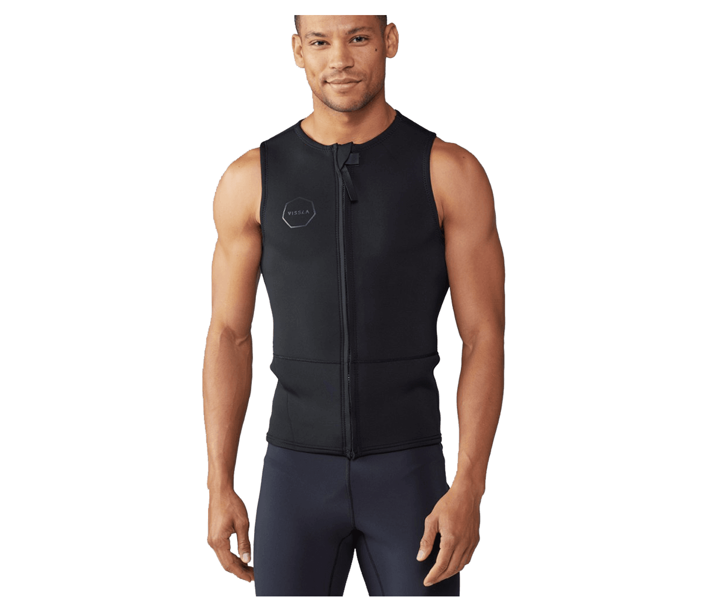 Men s 2mm Front Zip Wetsuit Vest Reviews Vissla Paddling