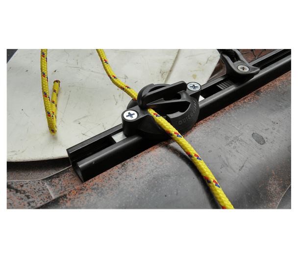 Extended Line Cleat For Kayak Track Mount - 5.25 Inch, Fits 1/2" Rope, No-Drill Installation For Fishing & Anchoring