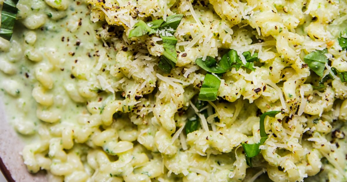 Creamy Zucchini Pasta