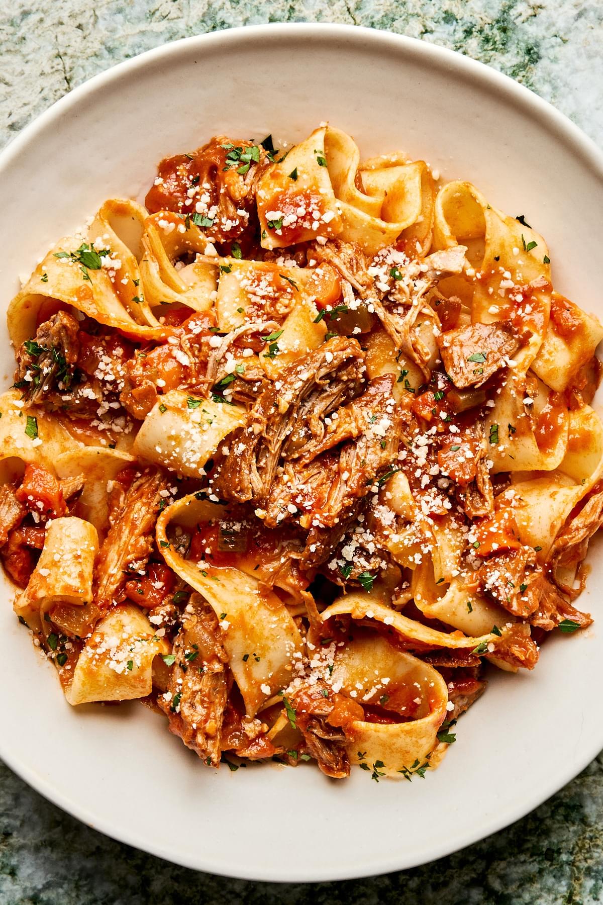Ali Ragu Braised Pork Ragu Pappardelle | The Modern Proper