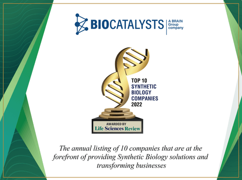 Biocatalysts Certificate logo