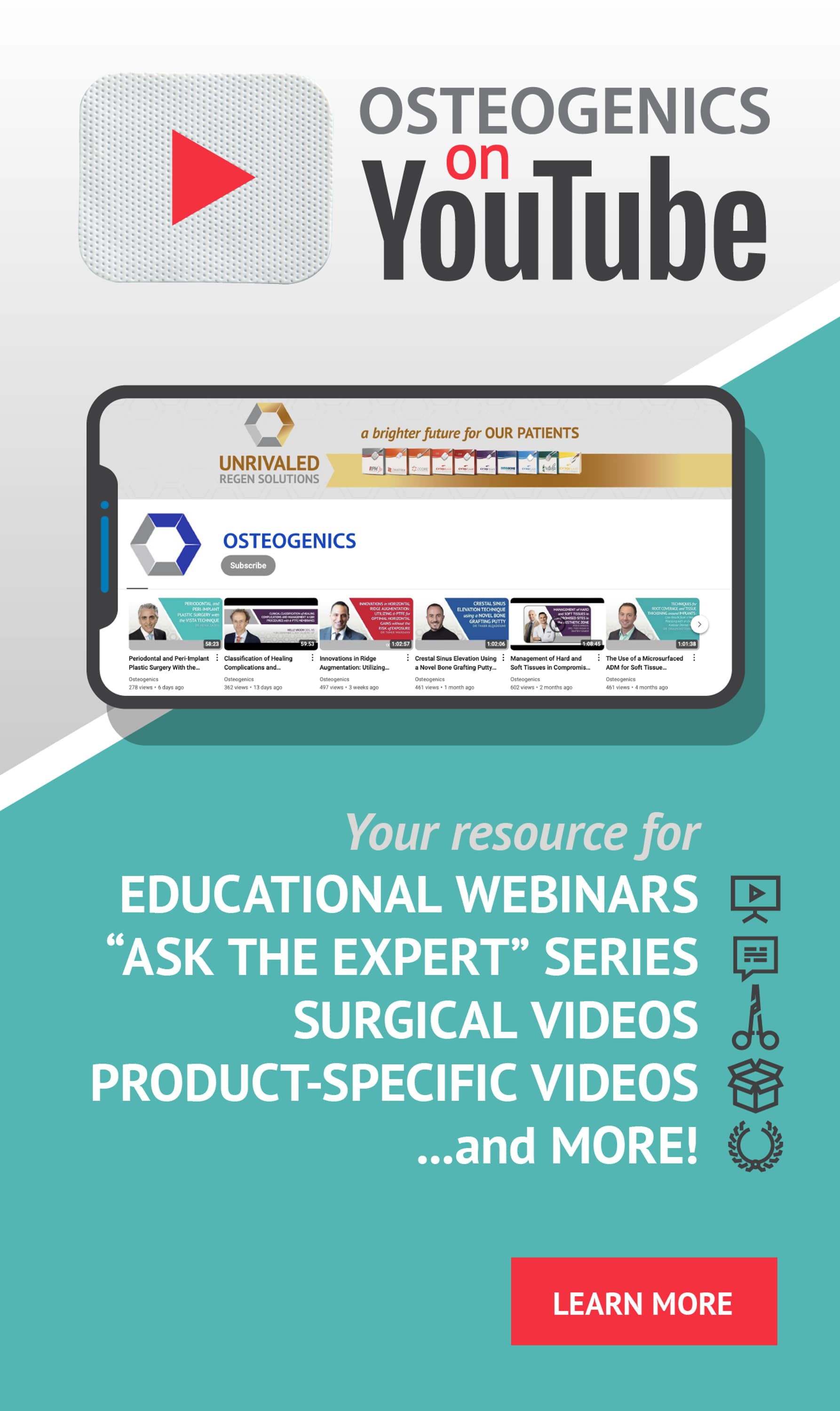 Osteogenics Guided Bone Regeneration and Guided Tissue Regeneration