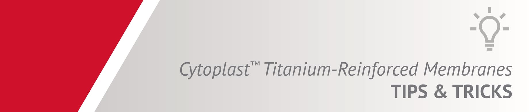 TT Ti Cytoplast titanium-reinforced dPTFE dental membrane for vertical ridge augmentation and horizontal ridge augmentation