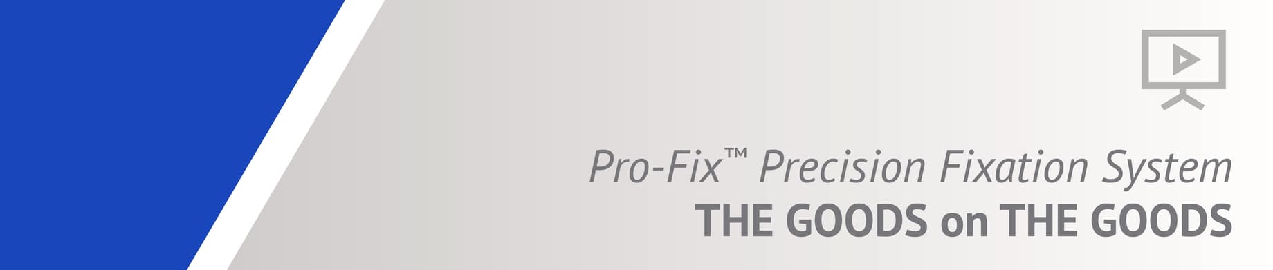 The Goods Pro-fix precision fixation system for membrane fixation bone fixation and tenting screw placement
