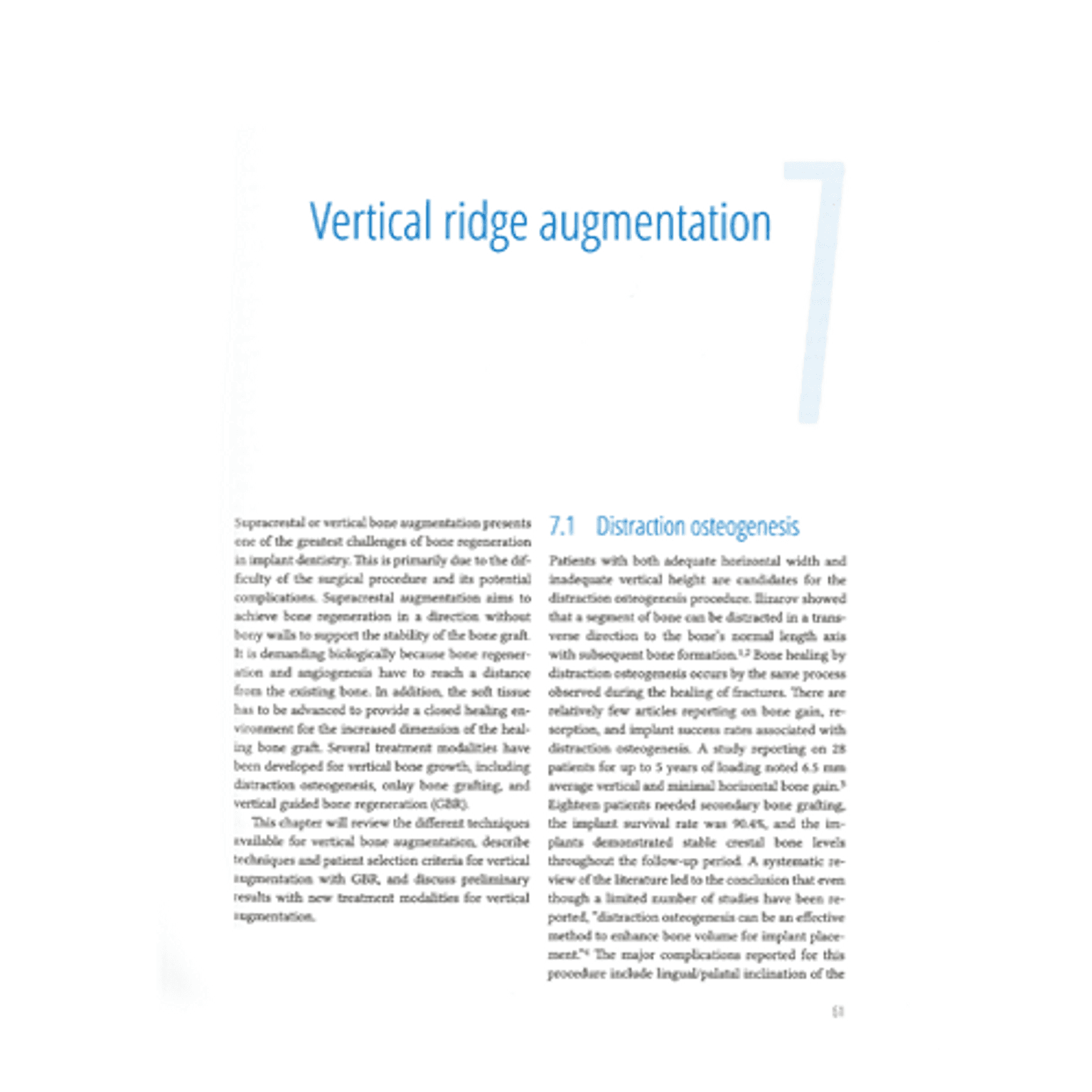Vertical and Horizontal Ridge Augmentation: New… - Osteogenics