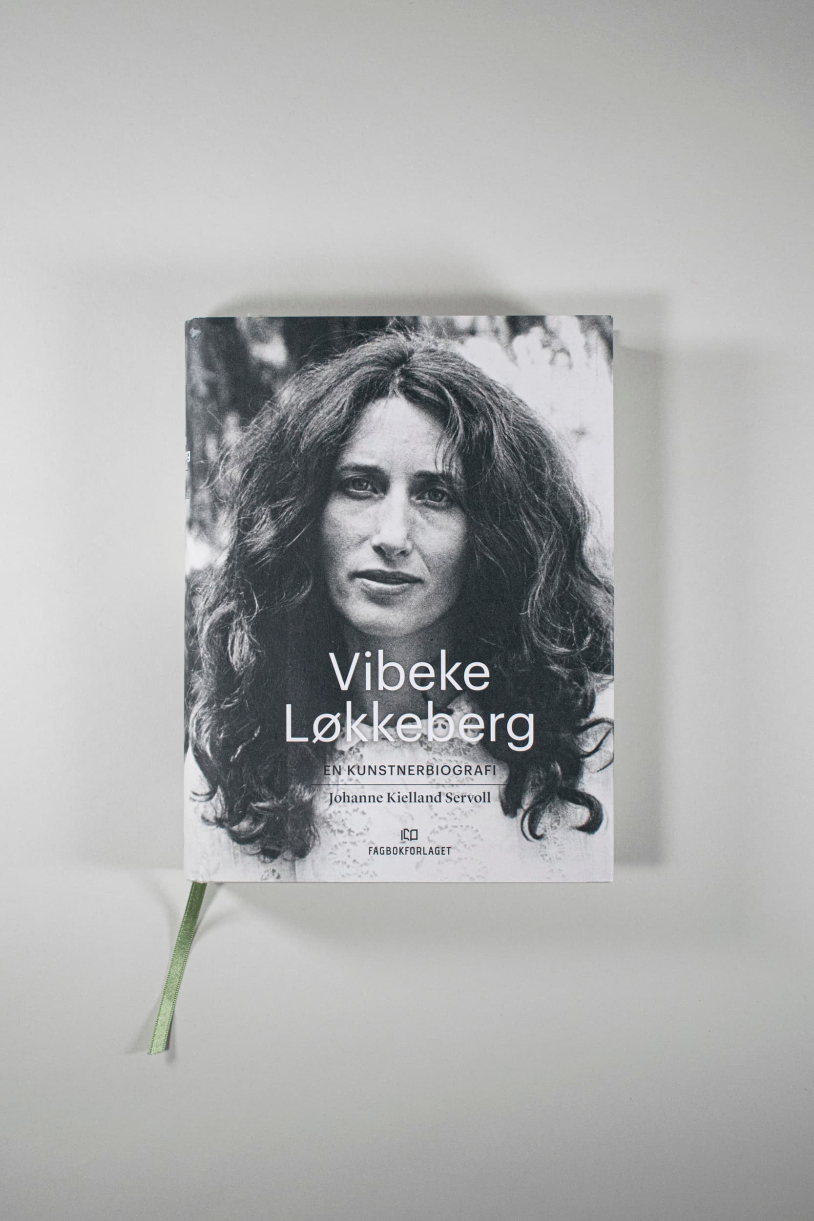 Bildet viser omslaget med smussomslag utenpå. Bildet er av Vibeke Løkkeberg og tittel på boken er satt i hvitt.