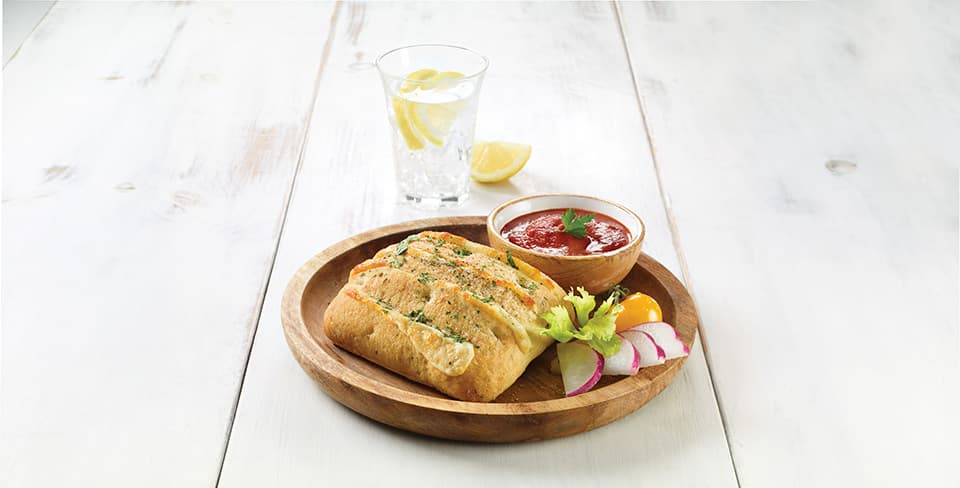 Rosemary and Mozarella Focaccia pull apart sandwich
