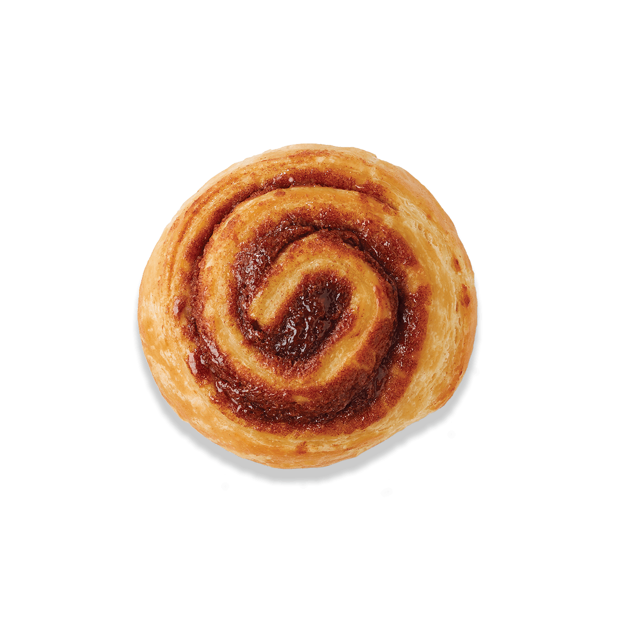 top view of mini decadent cinnamon bun