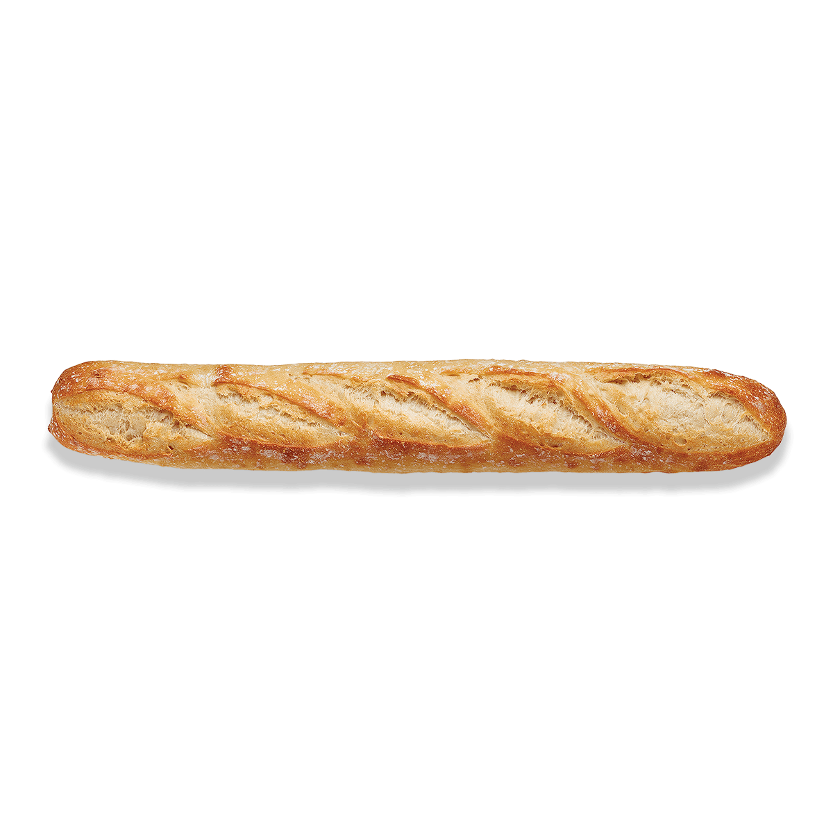 top view of simply baguette bread
