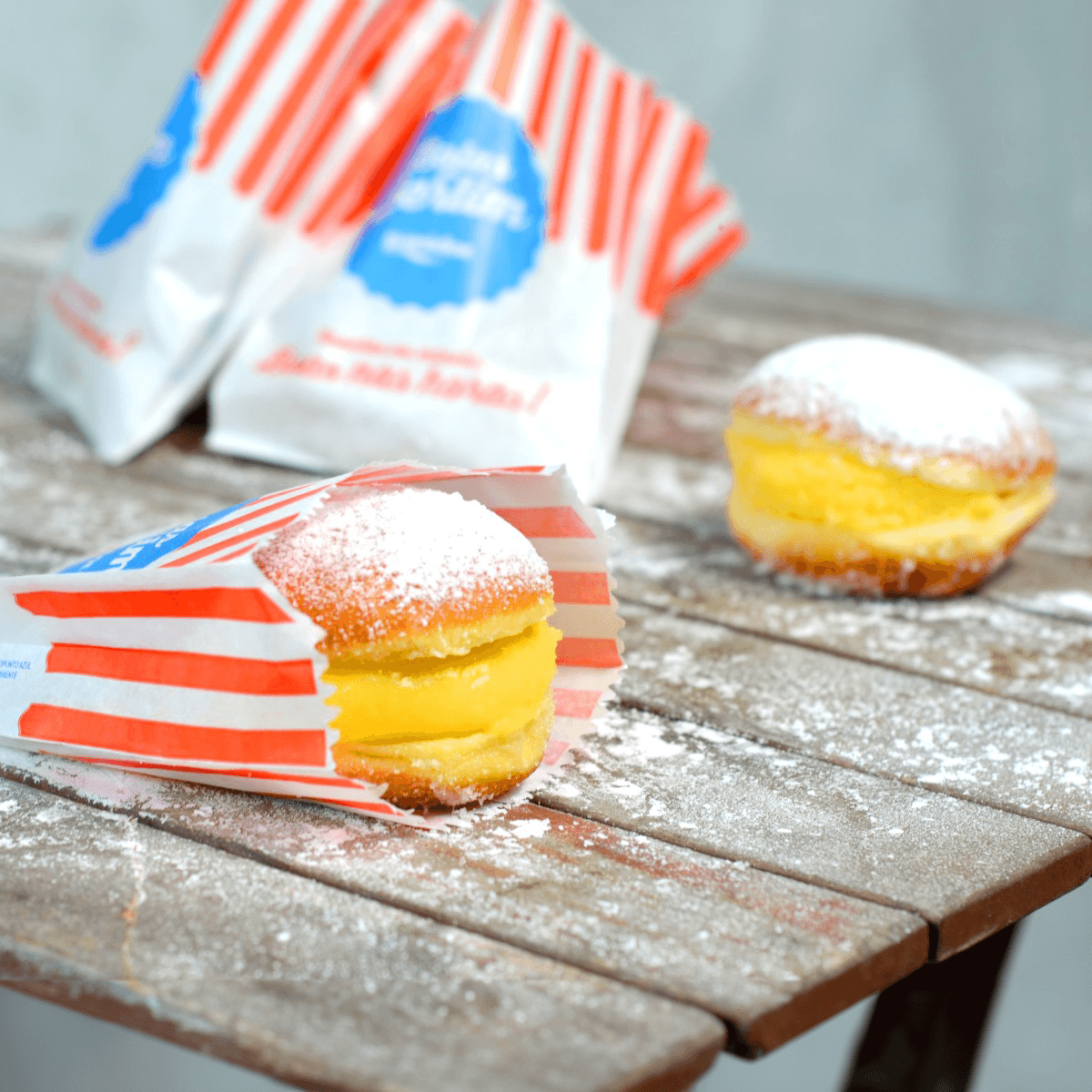 Mini creamy bola de berlim lifestyle